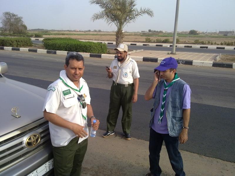 المشاركة الفعالة في المشروع الوطني الكشفي لنظافة البيئة وحمايتها