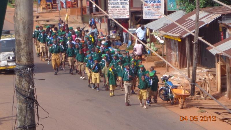 Anambra State Scouts Council performed Sanitation within Nibo Market