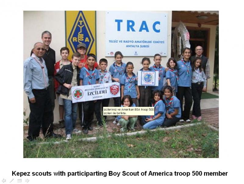 ANTALYA KEPEZ SCOUT GROPUP PARTİCİPATİNG JOTA JOTI 2011