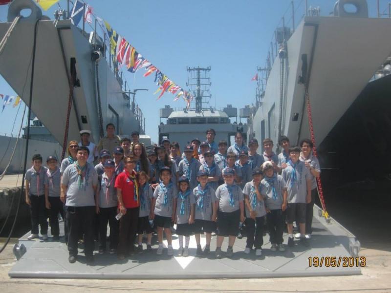 A meaningful visit by scouts 