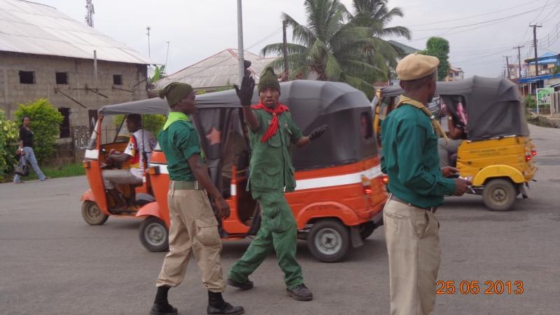 Akwa Ibom State Scouts controlled Vehicle Traffic on Aka Road