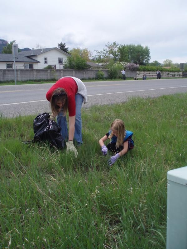 Troop 1206 Highway Trash Pick-up 