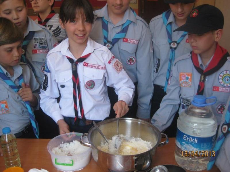 Piensa - Aliméntate - Ahorra: proyecto de scouts de Izmir, Turquía