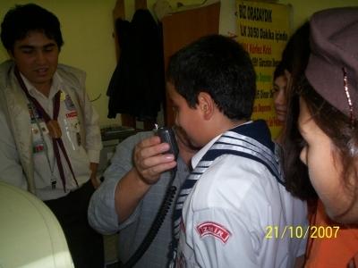 TA3KM karsiyaka Guides and Scouts JOTA experience 2007 