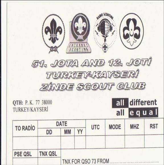   TB7MDN HACİLAR ZİNDE SCOUT AND GUİDE GROUP KAYSERİ TURKEY