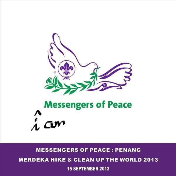 Messenger of Peace: Penang (Merdeka Hike & Clean Up The World 2013)