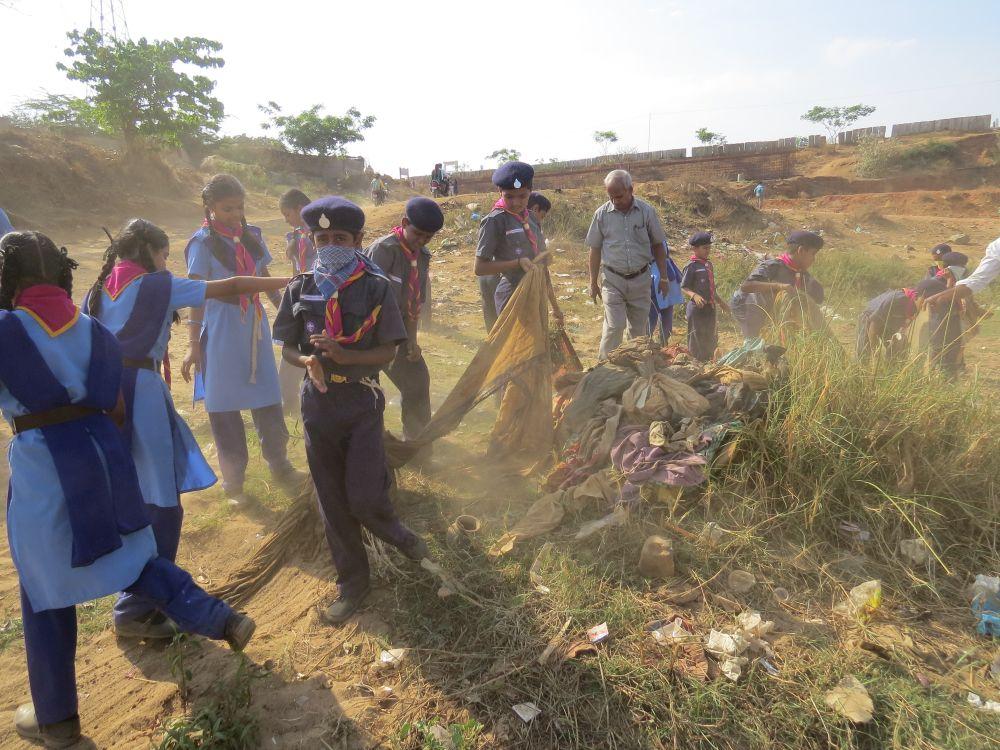 River Tungabhadra Cleanliness Drive