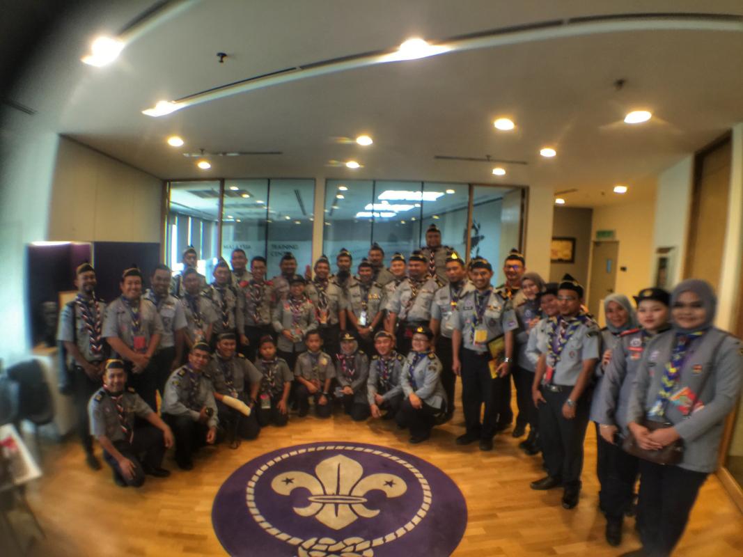 Lawatan Ke Ibupejabat Pengakap Sedunia (WOSM) Brickfield, Kuala Lumpur