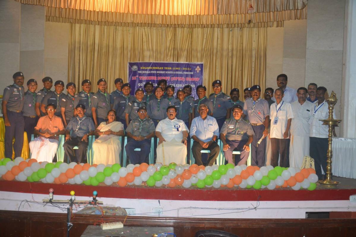 KSBSG - THRISSUR- 23rd trichur scout(open) group Gandhi Jayanthy celebration 