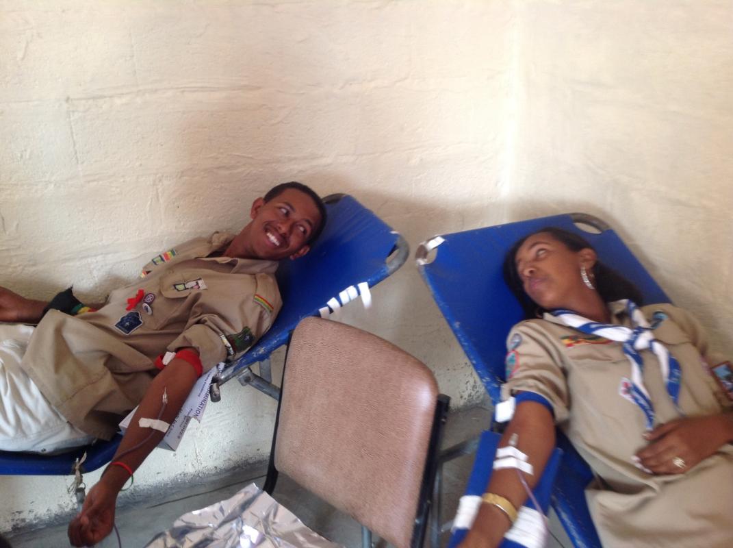 Founder's day blood drive by the ESA volunteers