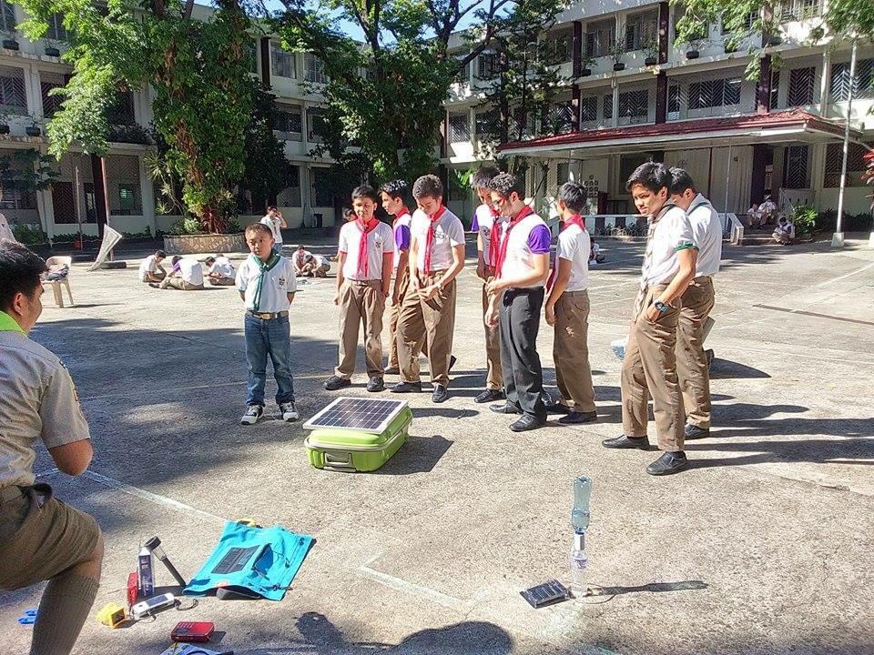 Scouts Go Solar Road Show by Brighton Venturers  Outfit 1012 