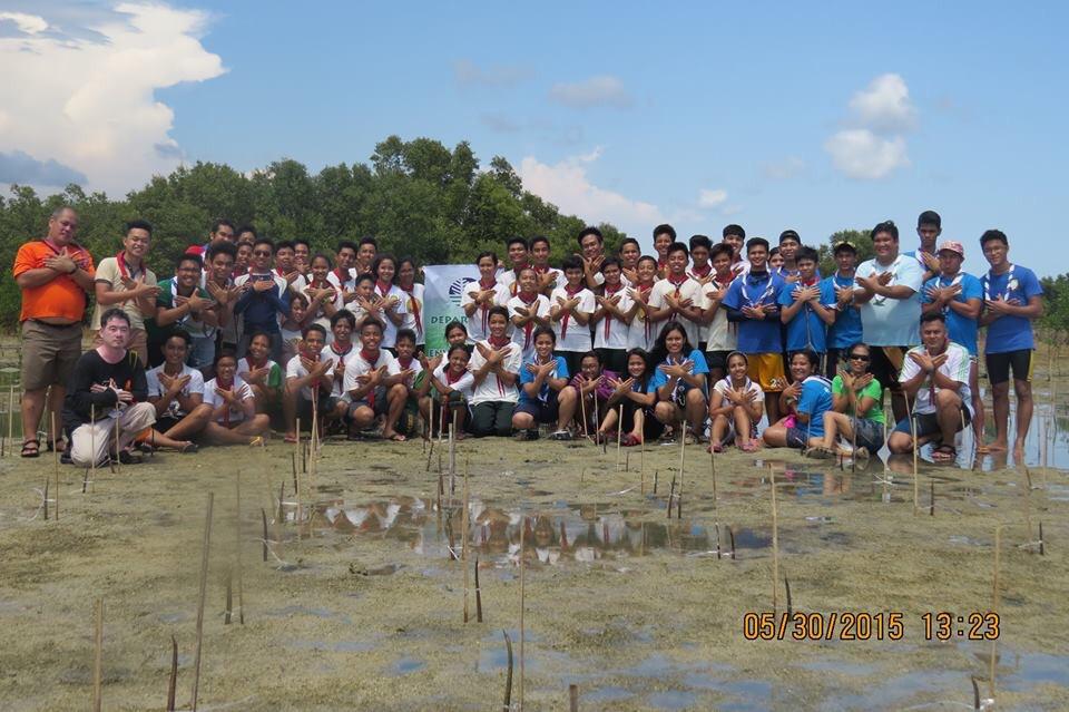 Mangrove Tree Planting  in support of "one wolrd one tree" 