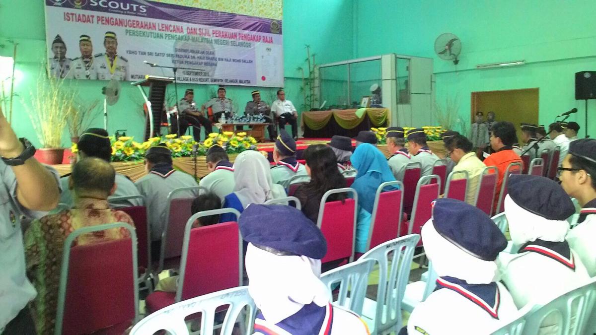 Istiadat Penganugerahan Lencana & Sijil Perakuan Pengakap Raja