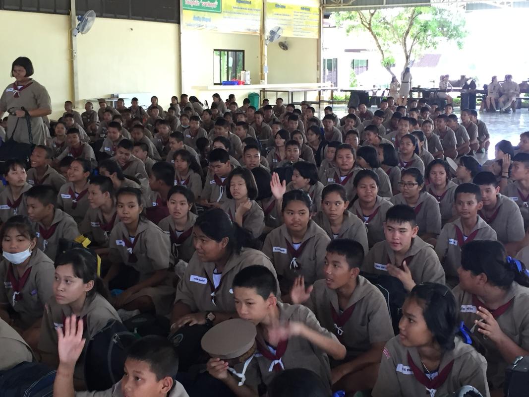 การอยู่ค่ายพักแรมลูกเสือ-เนตรนารีสามัญรุ่นใหญ่ โรงเรียนป้อมนาคราชสวาทยานนท์