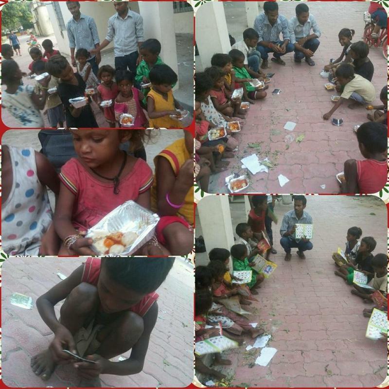  My team  distribute books and foods to Kerbstone childrens 