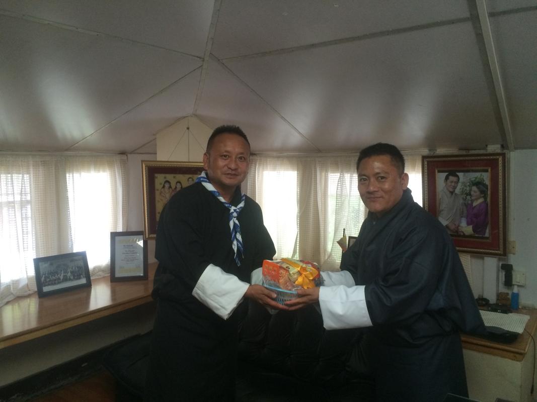 Scouts of Bhutan: " " We work as a team & dream for peace"