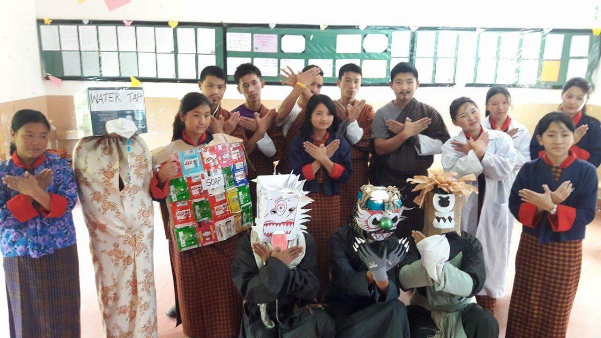 Celebrating world hand washing day..