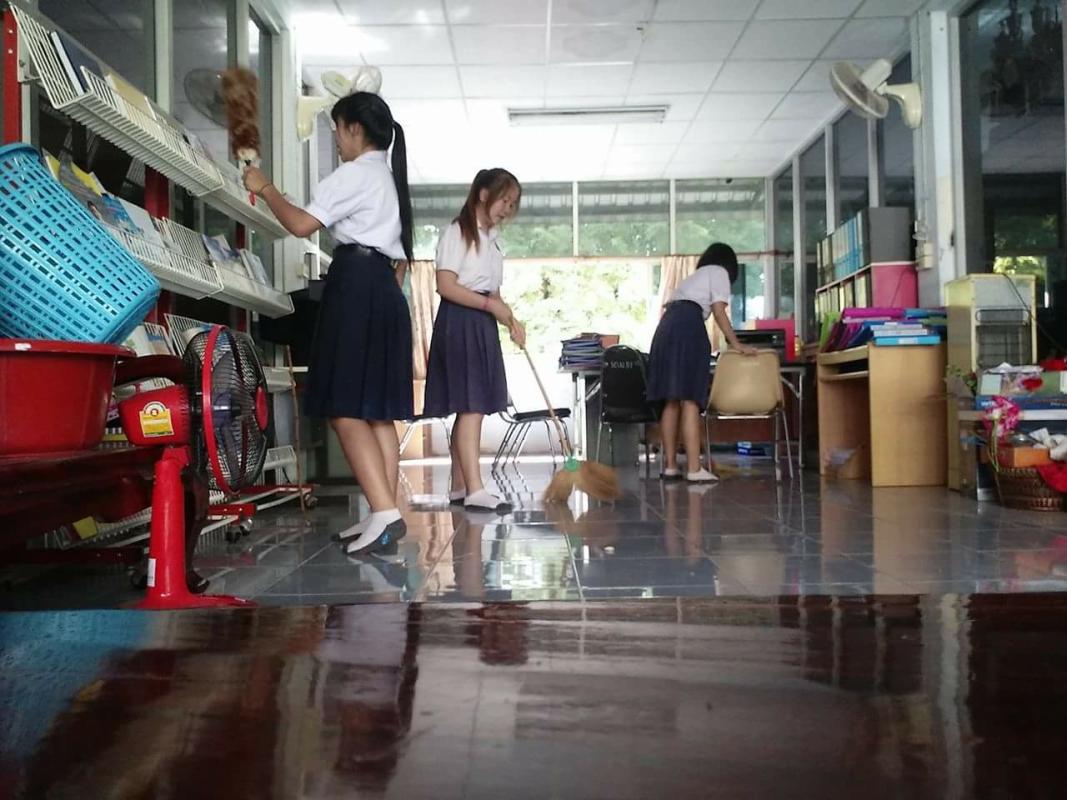 ทำความสะอาดห้องแนะแนว