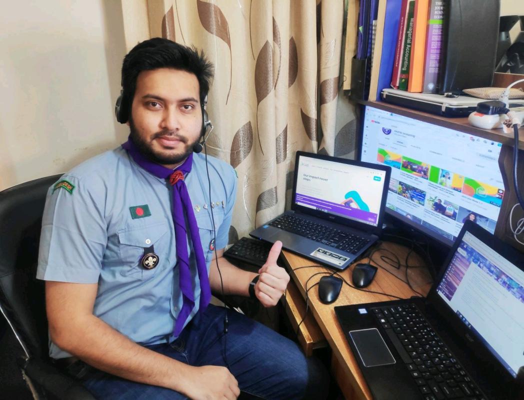 Facilitated a session on JOTI 2020 Special Edition 