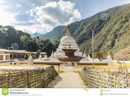 Fencing of chorten kora