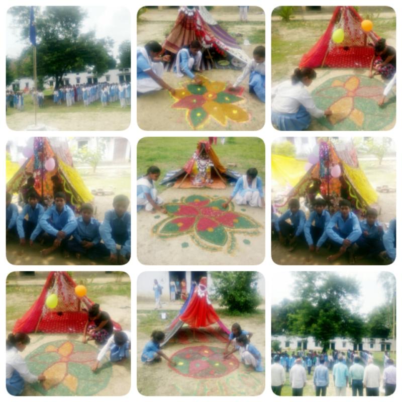 तम्बू निर्माण प्रतियोगिता।