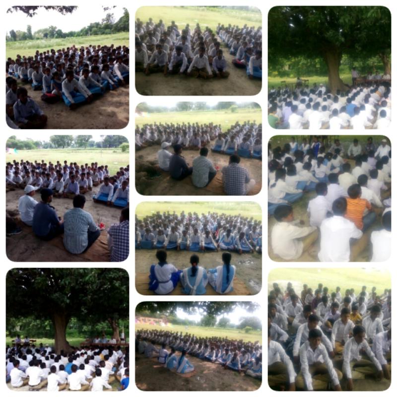 विश्व शांति दिवस के अवसर पर आयोजित हुई सर्व धर्म प्रार्थना सभा।