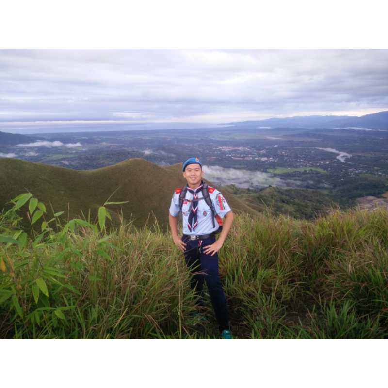 pemandangan gunung kinabalu dari bukit Bongol Kota Belud Sabah