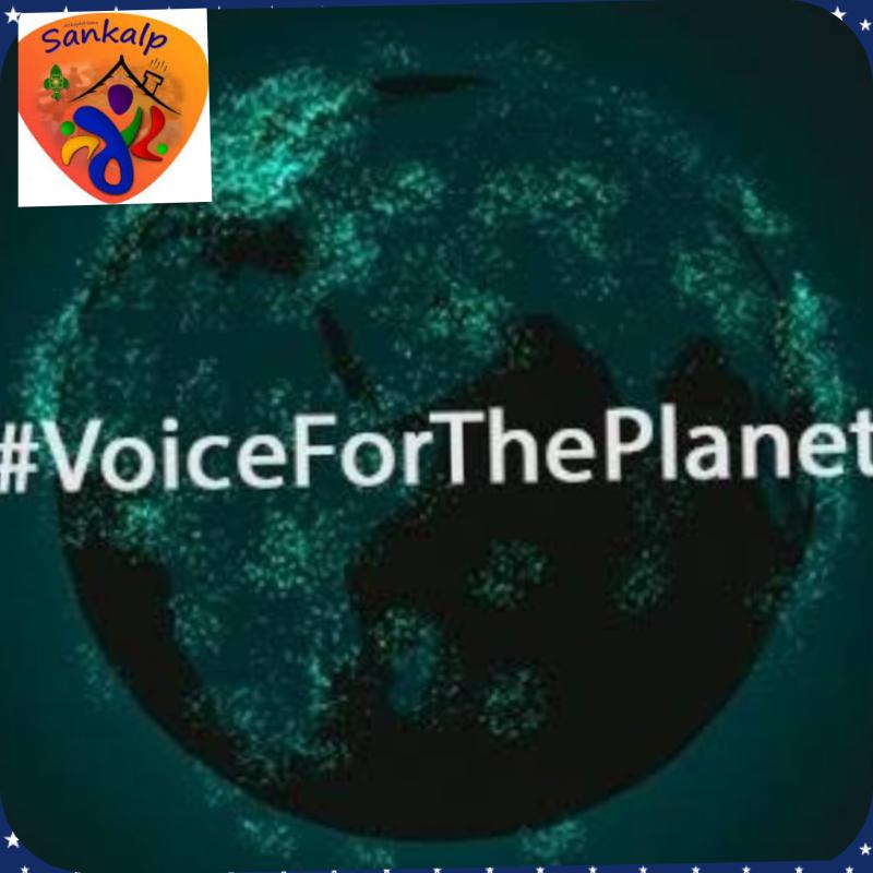 (C)Earth Hour. Challenge 1-#Voice for the planet.