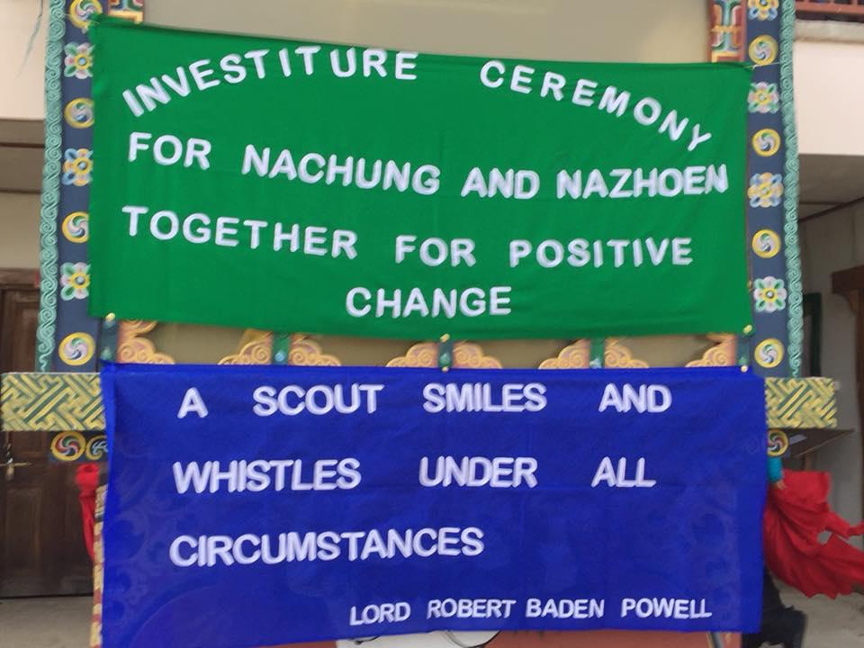 Investure ceremony for Nazhoen and Nachung scouts