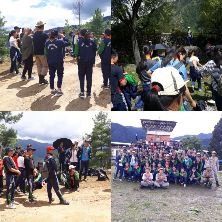 Scout trekking
