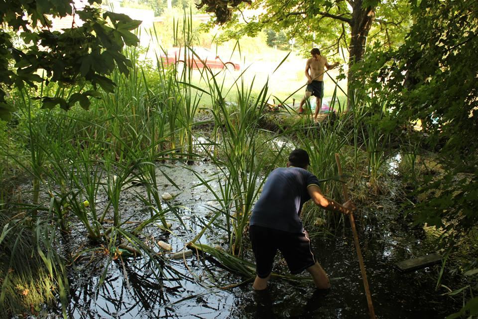 Lake cleaning