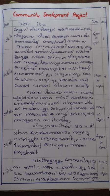 community development project