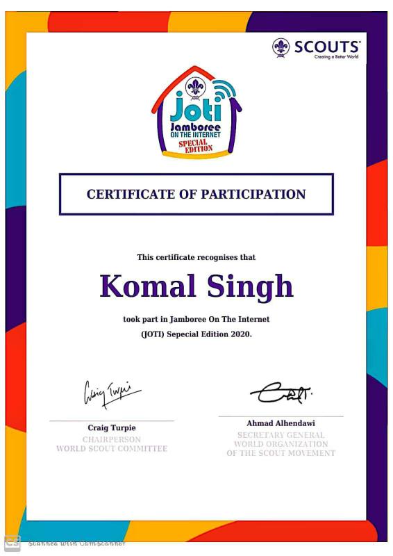 SANKALP PROJECT (D) DIGITAL SCOUTING GUIDING- Challenge (1)#SPECIAL JOTI,