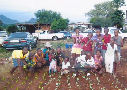 Food gardens for Burges Dorp
