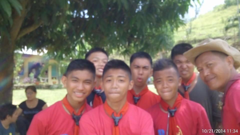 during our community service