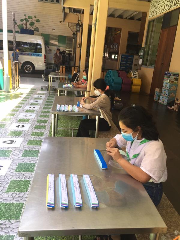 กิจกรรมทำหน้ากากป้องกันโควิด19