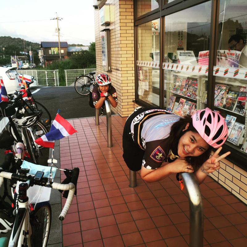 Cycling the bicycle to 23rd World Scout Jamboree from Thailand to Japan.