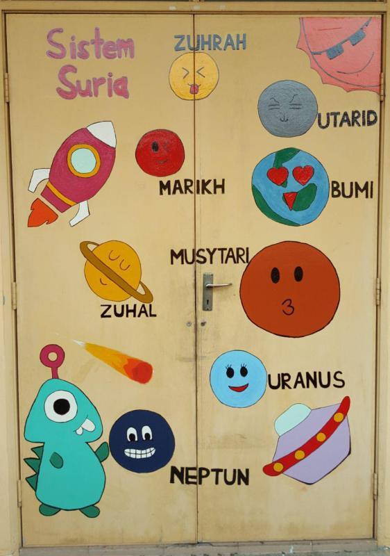 Melukis mural 