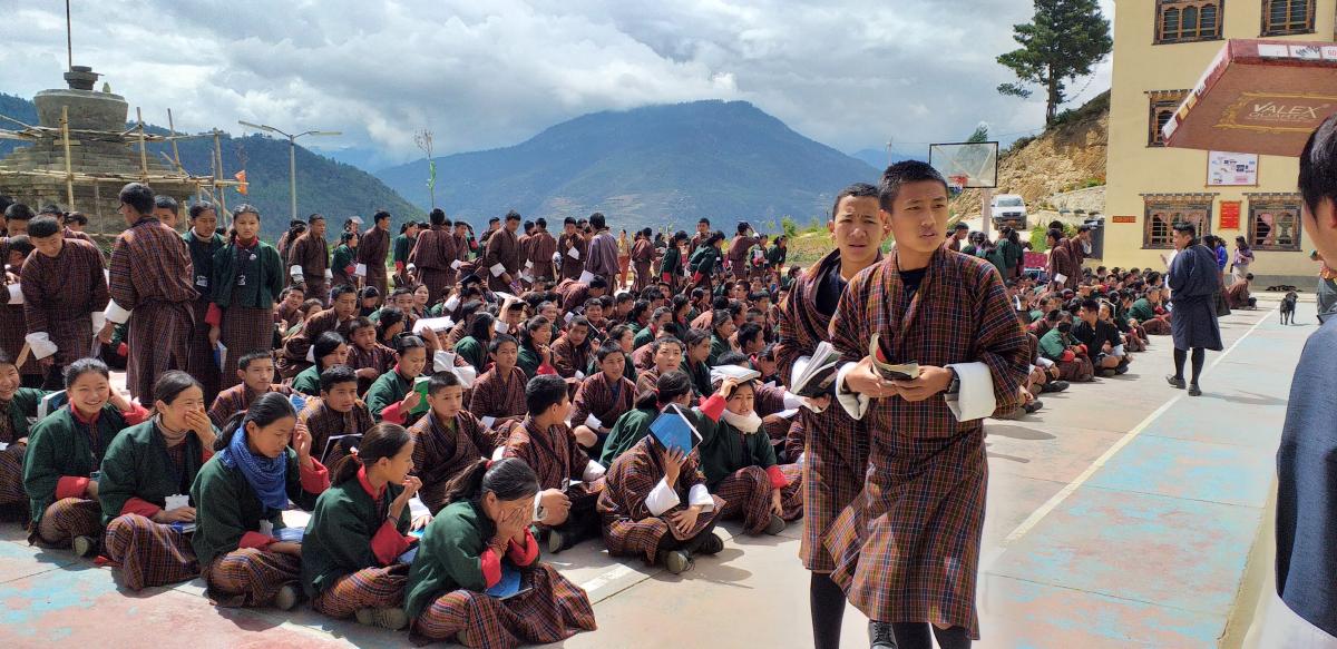 Earthquake mock drill