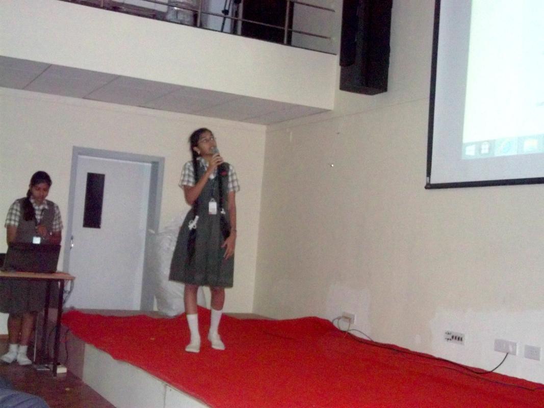A presentation on our awareness program in max Mueller bhavan 