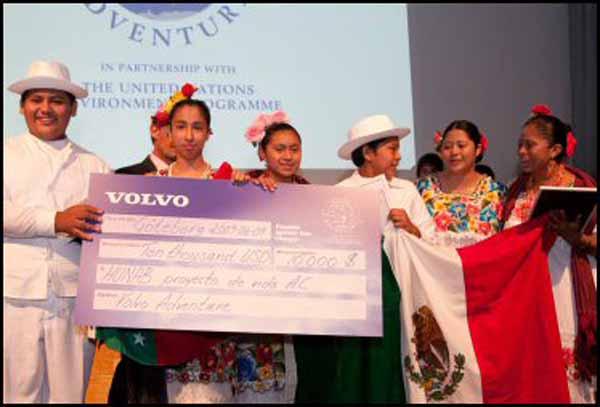 SCOUTS ON QUE FOR VOLVO ADVENTURE  AWARD 