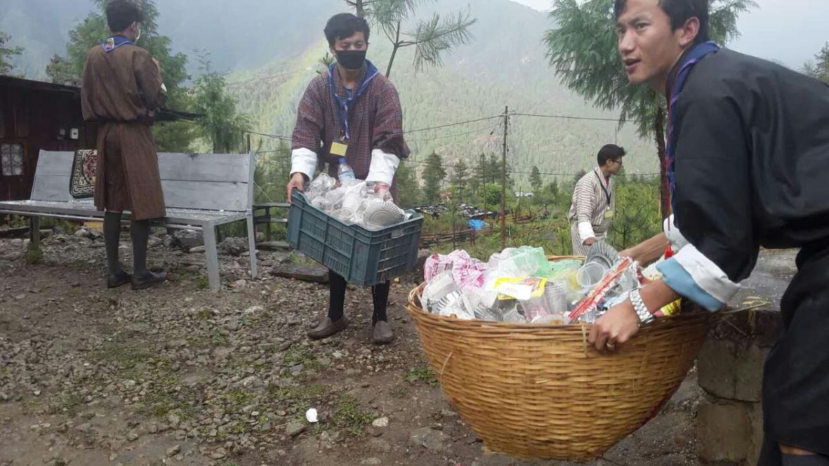 voluntary service rendered for event management 