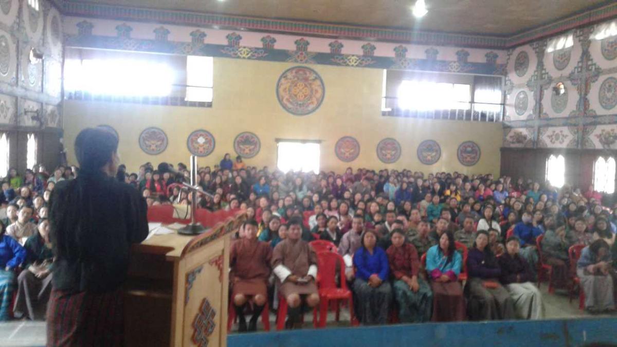 Awareness Talk Given To Parents On Scouting Program In Dewathang Primary School
