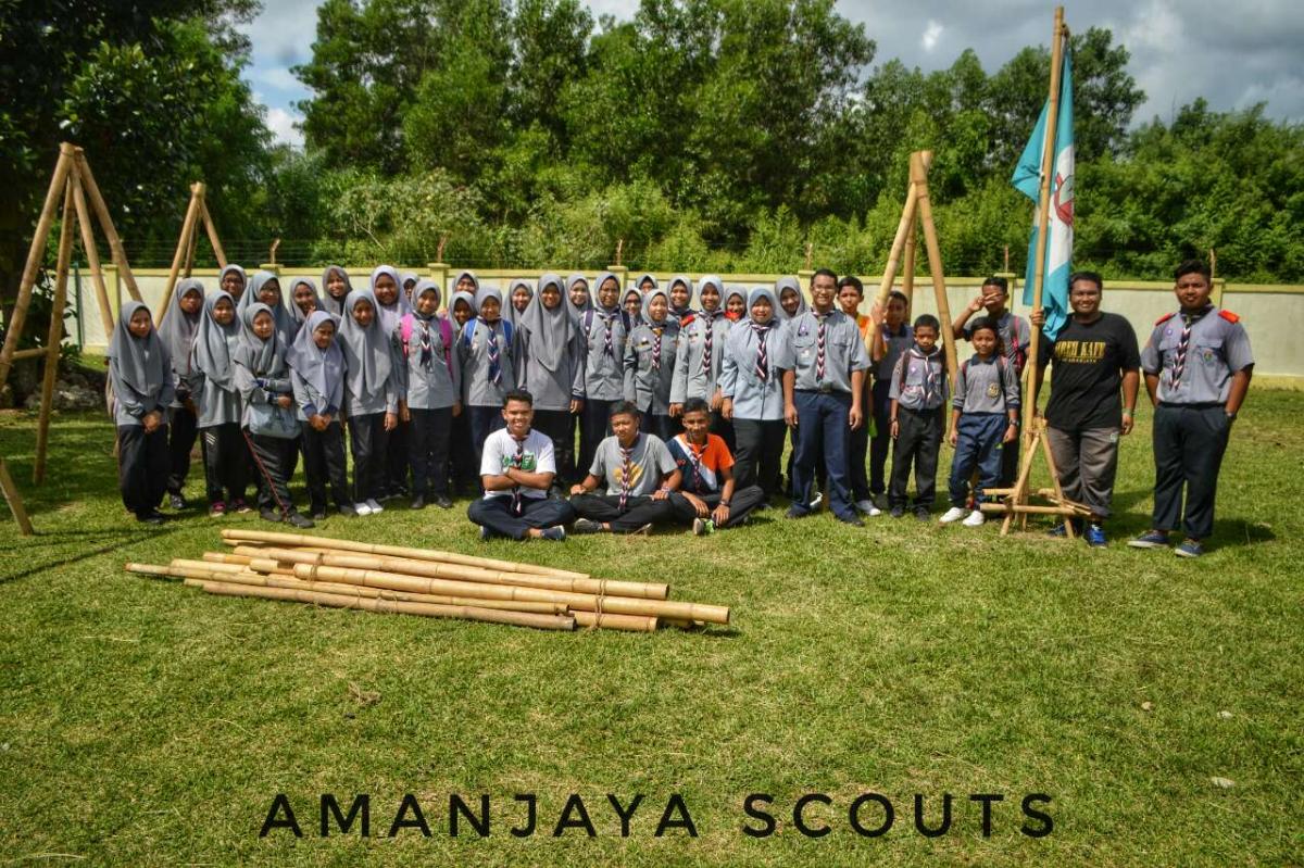 Perjumpaan Pengakap SMK Aman Jaya kali ke-5