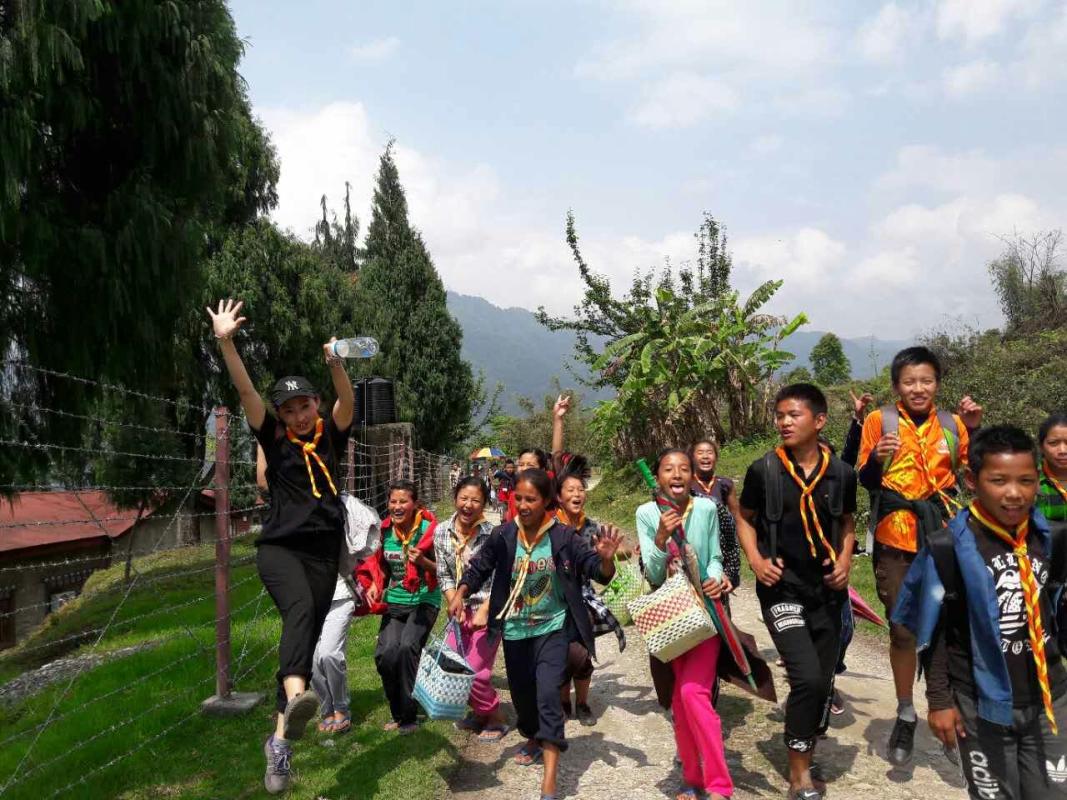 scouting hike