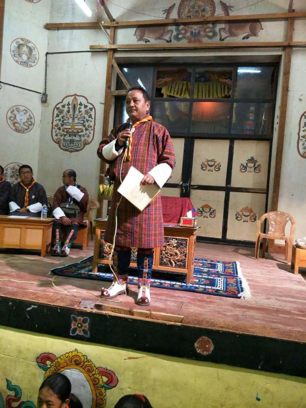 Dzongkhag Nazhoen scouts Camp 