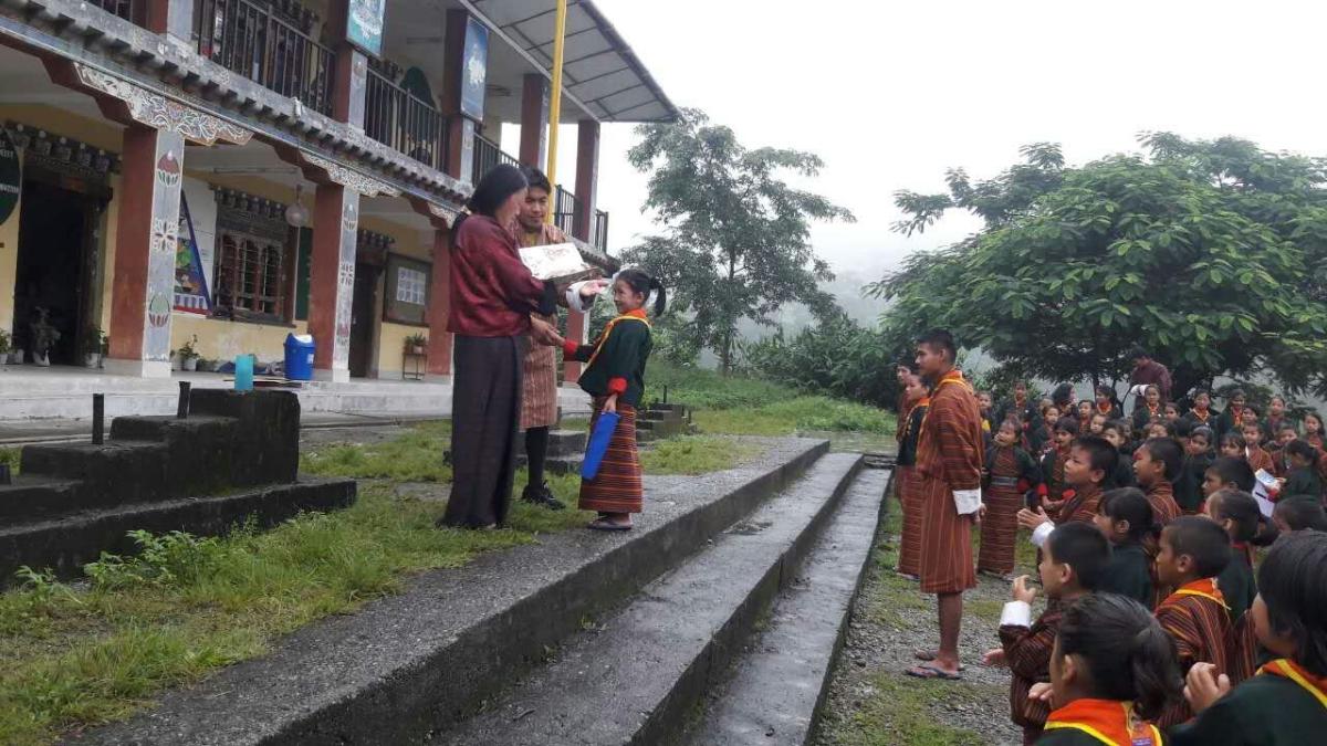 initiation of Cheychey Scouts for pre-primary school children