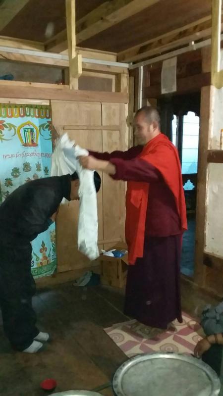 White washing and cleaning area of nala goenpa