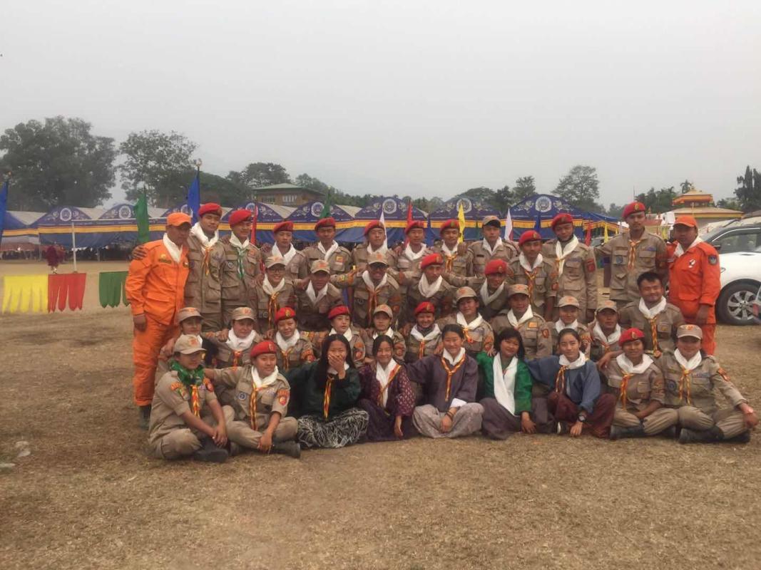 Volunteers at Meolam Chenmo held at Gelephu 