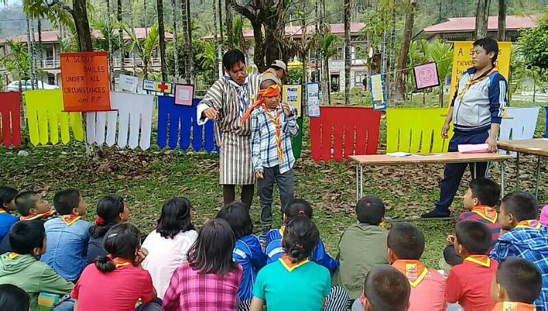First Aid lesson to scouts